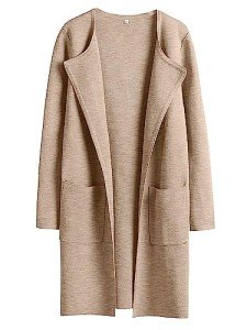 Open Front Long Sleeve Cardigan for Women