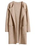 Open Front Long Sleeve Cardigan for Women