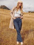 Open Front Long Sleeve Cardigan for Women