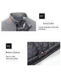 Lightweight Black Puffer Jacket for Men - Large