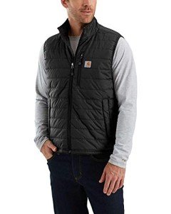 Carhartt Men's Rain Defender Insulated Vest, Black, XXL