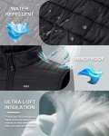Men's Lightweight Packable Insulated Puffer Vest - Black