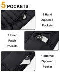 Men's Lightweight Packable Insulated Puffer Vest - Black