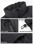 Athlisan Women's Black Zip-Up Puffer Vest
