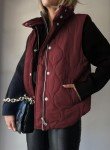 Trendy Cropped Puffer Vest for Plus Size Women