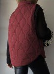 Trendy Cropped Puffer Vest for Plus Size Women