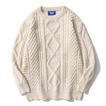 Aelfric Eden Vintage Oversized Knit Sweater - Khaki