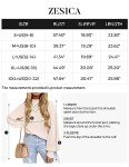 ZESICA Women’s Oversized Turtleneck Ribbed Knit Sweater