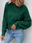 ZESICA Women's Oversized Cable Knit Sweater