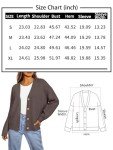 LILLUSORY Women's Lightweight Oversized Cardigan in Nutmeg