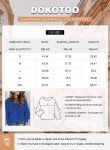 Dokotoo Women's Color Block Cable Knit Sweater
