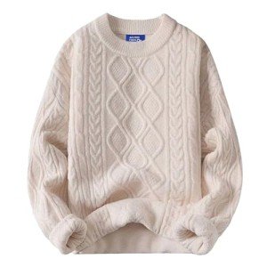 Aelfric Eden Vintage Oversized Knit Pullover, Beige
