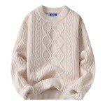 Aelfric Eden Vintage Oversized Knit Pullover, Beige
