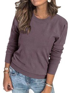 Arach&Cloz Women's Trendy Plus Size Fall Sweater