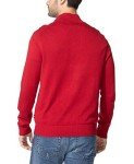 Nautica Men's Red Quarter-Zip Sweater, Large