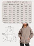 Oversized Gray Fleece Hoodie for Women