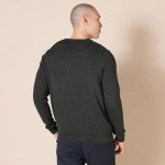 Amazon Essentials Men's V-Neck Sweater (Available in Big & Tall), Charcoal Heather, X-Large