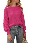 PRETTYGARDEN Women's Chunky Knit Pullover Sweater