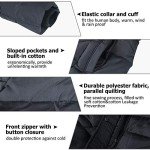 Women's Thick Down Alternative Puffer Jacket - Black