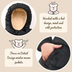Warm Hooded Puffer Jacket for Toddlers and Kids