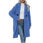 Women's Winter Fleece Long Coat and Cardigan