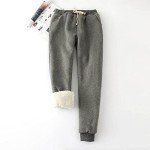 Women’s Fleece Sherpa Lined Joggers with Pockets