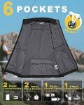 Men’s Lightweight Reflective Softshell Running Vest - Black