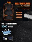 Men's Lightweight Packable Vest - Water-Resistant, Warm