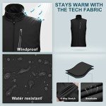 Men’s Lightweight Reflective Softshell Running Vest - Black