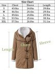Khaki Sherpa Fleece Overcoat for Women