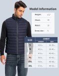 Men's Lightweight Packable Vest - Water-Resistant, Warm