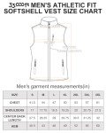 Men’s Lightweight Reflective Softshell Running Vest - Black