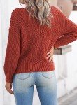 Dokotoo Women's Soft Long Sleeve Pullover - Red