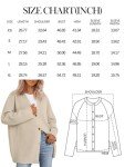LILLUSORY Women's Oversized V Neck Cardigan Sweater