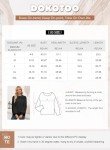 Dokotoo Women's Green Long Sleeve Knit Sweater