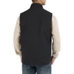 HISEA Men's Sherpa Lined Vest, Insulated Black