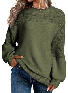 Dokotoo Oversized Knit Pullover Sweater for Women