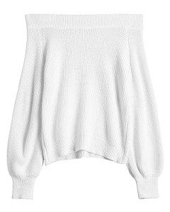 Off Shoulder Loose Knit Sweater for Women