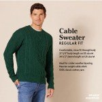 Men's Cotton Long Sleeve Crewneck Sweater - Off White