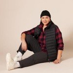 Lightweight Waterproof Women's Packable Puffer Jacket, Black