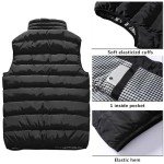 Men's Casual Blue Outdoor Padded Vest Jacket