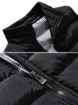 Men's Casual Blue Outdoor Padded Vest Jacket