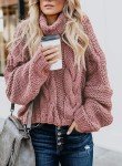 Dokotoo Women's Oversized Turtleneck Chunky Sweater