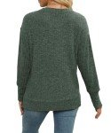 Heymiss Women's Casual Crewneck Sweater Dress - Green