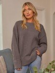 Chunky Knit Oversized Sweater for Women