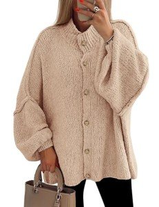 PrettyGarden Women’s Winter Chunky Knit Cardigan