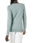Women’s Lightweight Crewneck Sweater in Sage Green