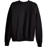 Men's Hanes EcoSmart Fleece Crewneck Pullover - Black