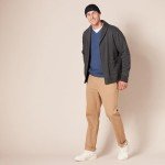 Men's V-Neck Sweater in Blue Heather - Big & Tall