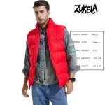 Zukela Red Men's Big & Tall Puffer Vest